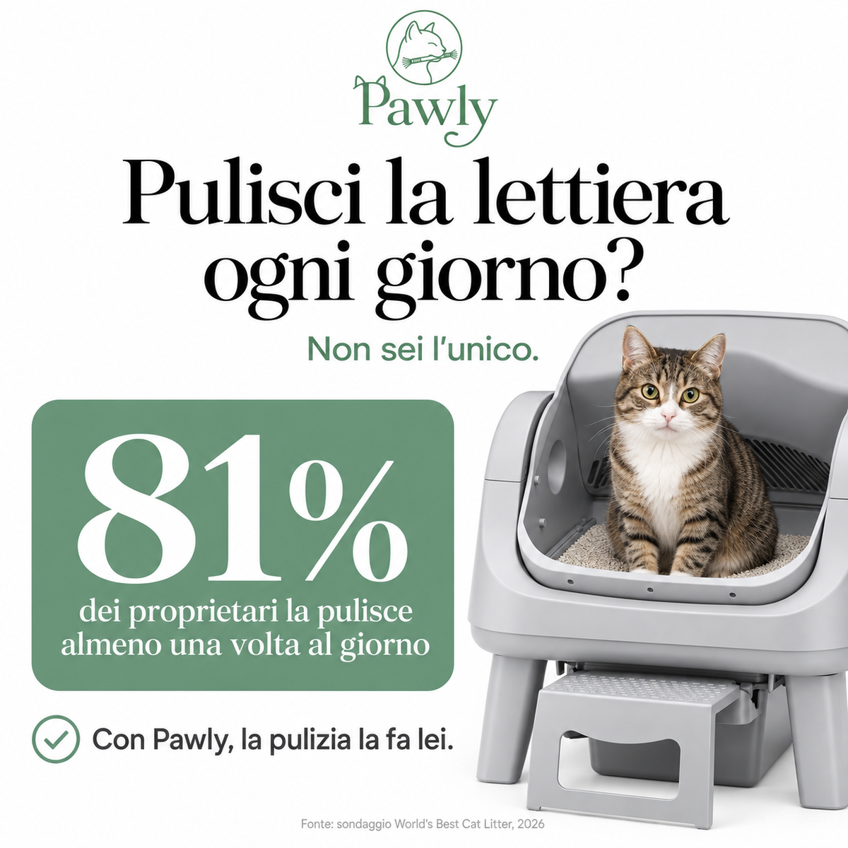 Lettiera Autopulente