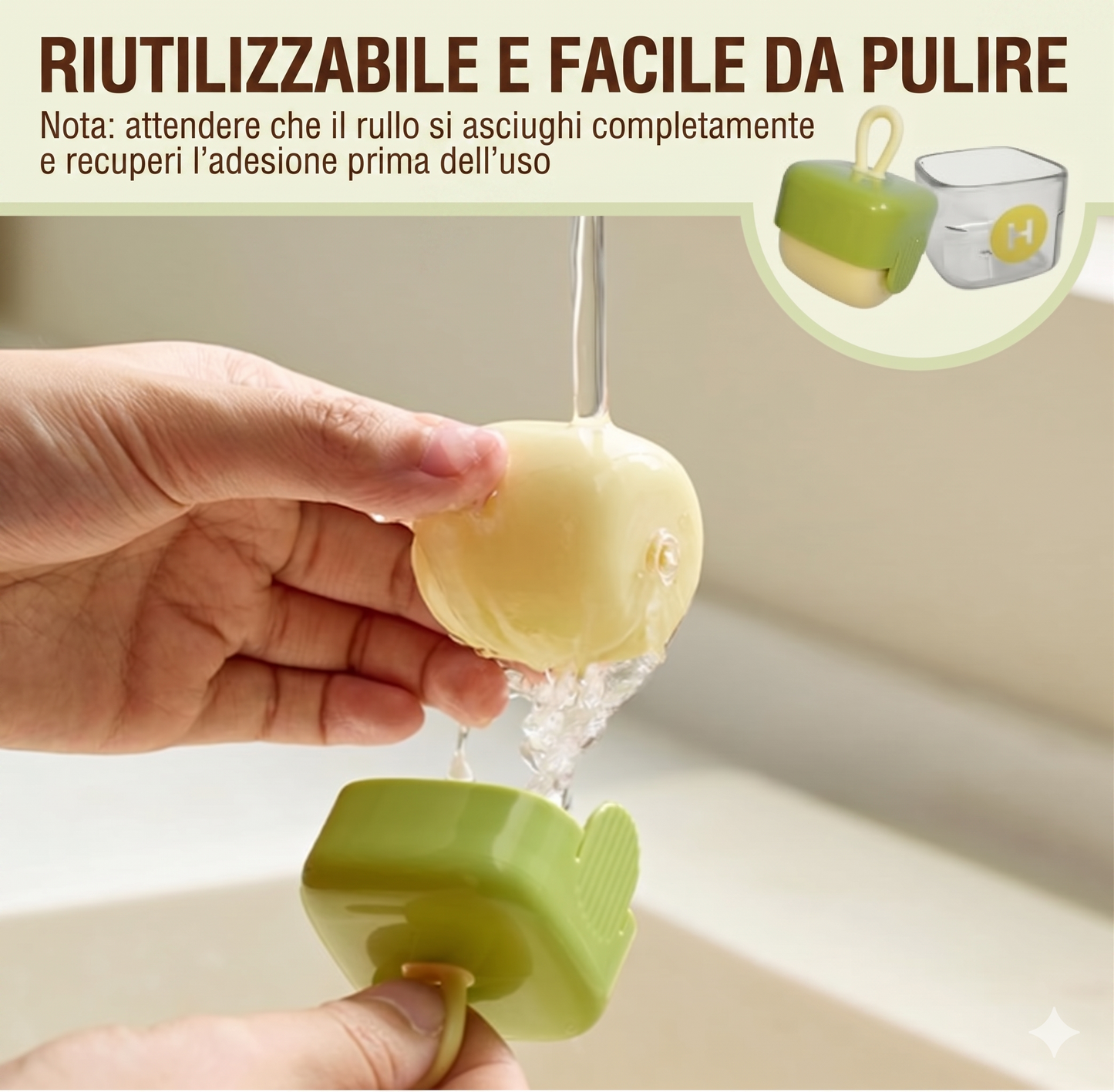 Mini Rullo Togli Peli Animali